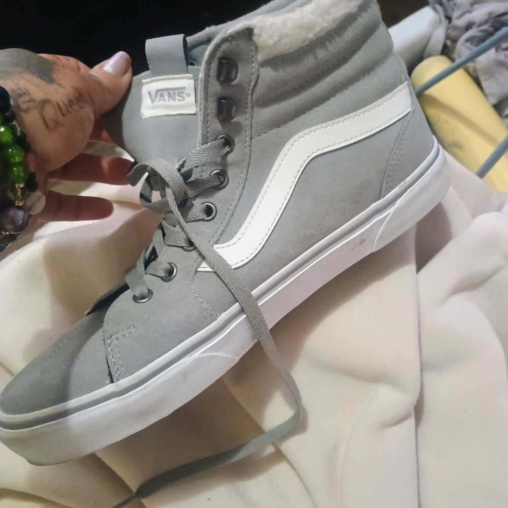 Vans Gray High-Top Sneakers